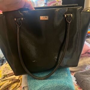 Green Kate spade tote